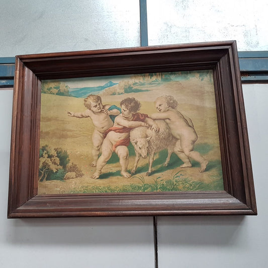 French Framed Canvas Print
