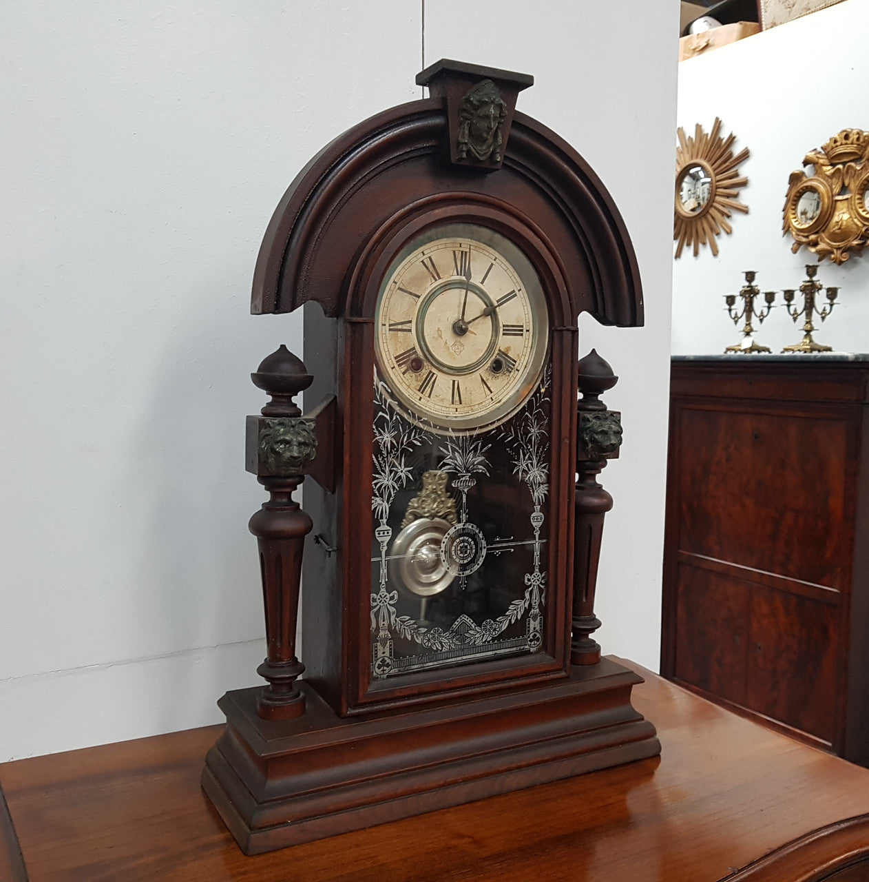 Antique American Ansonia Mantle Clock | Antique & Vintage | Moonee Ponds Antiques | Australia Wide Delivery