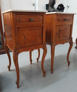 Pair of French Louis XVI Style Bedside Cabinets | Antique & Vintage | Moonee Ponds Antiques | Australia Wide Delivery