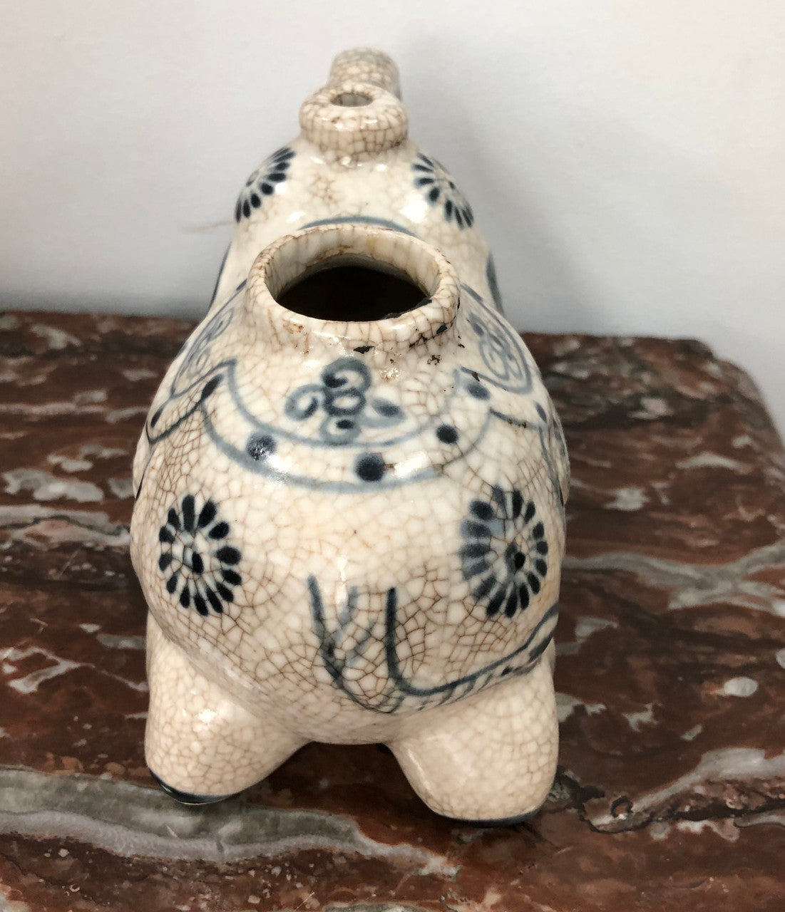 An Interesting Vintage Oriental Ceramic Elephant