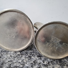 Pair of Vintage Silver-Plate water and milk jug. In good condition please view photos as they help form part of the description.