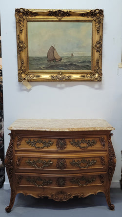 Impressive Louis XV Style Three Drawer Walnut Commode | Antique & Vintage | Moonee Ponds Antiques | Australia Wide Delivery