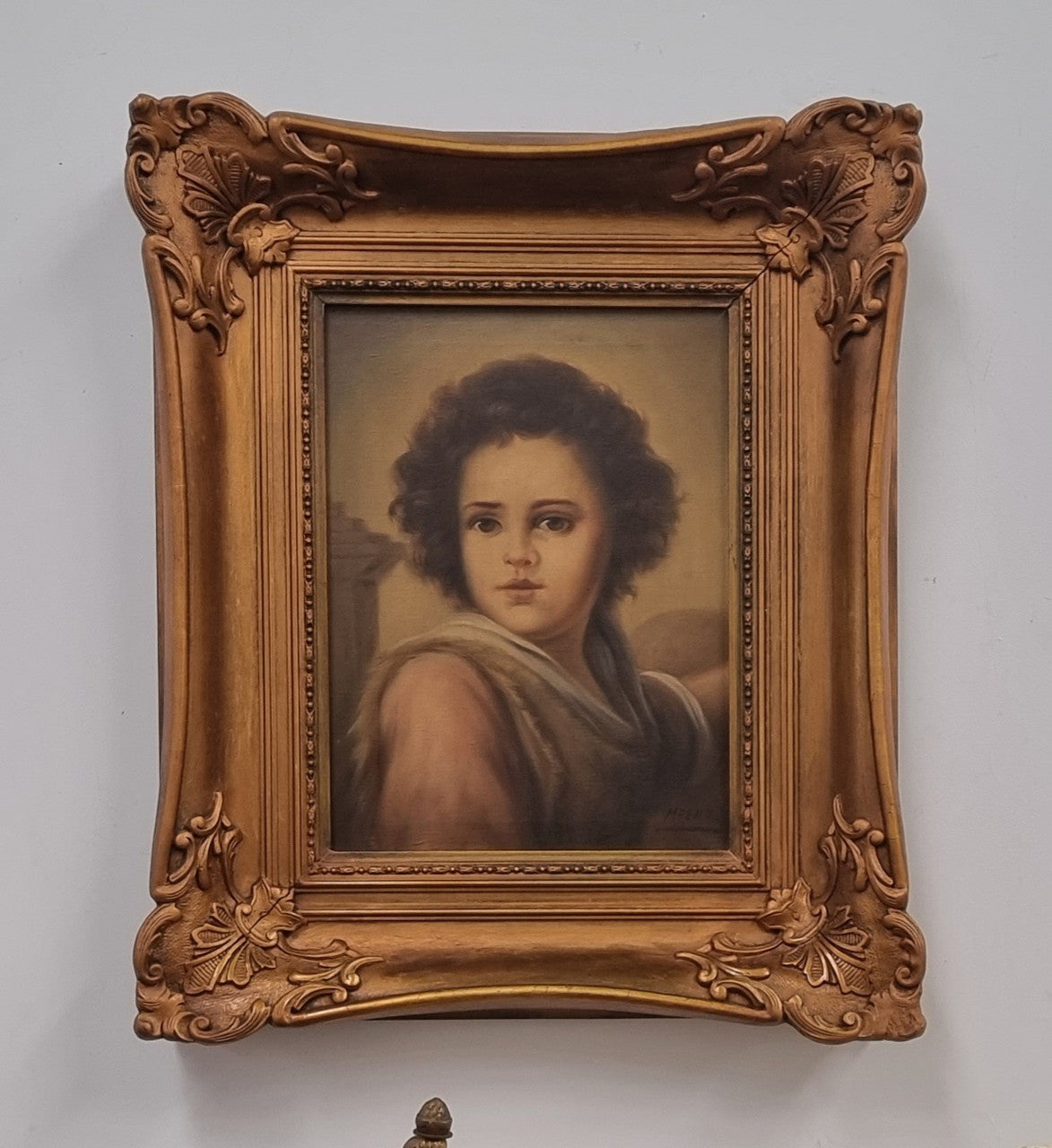 Sourced in France An Attractive Oil on Canvas Portrait of a Young boy Signed & in an Ornate Gilt Frame | Antique & Vintage | Moonee Ponds Antiques | Australia Wide Delivery