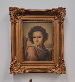Sourced in France An Attractive Oil on Canvas Portrait of a Young boy Signed & in an Ornate Gilt Frame | Antique & Vintage | Moonee Ponds Antiques | Australia Wide Delivery