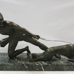 Art Deco Bronze Statue-1