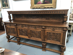 French Oak Renaissance Style Sideboard | Antique & Vintage | Moonee Ponds Antiques | Australia Wide Delivery