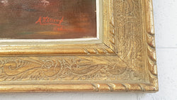 French Flower Oil Painting | Antique & Vintage | Moonee Ponds Antiques | Australia Wide Delivery