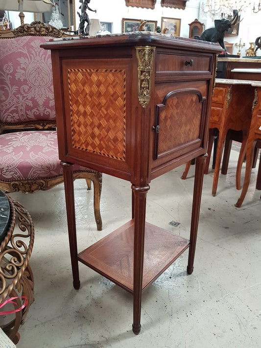 French Louis XVI Style Single Bedside Cabinet