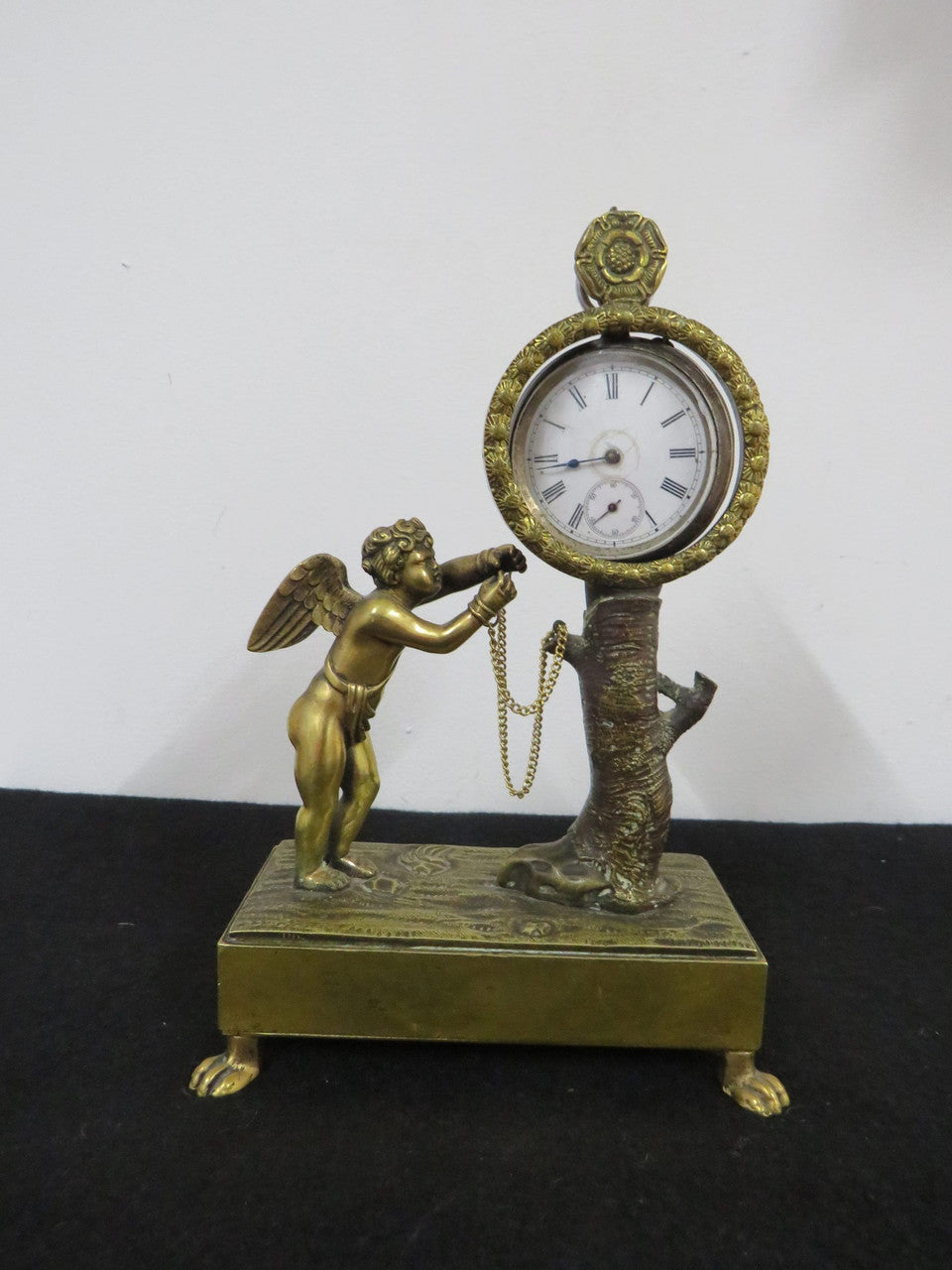 Rare Victorian Bronze Gilt Fob Watch Stand | Antique & Vintage | Moonee Ponds Antiques | Australia Wide Delivery