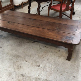 Large French Coffee Table With Drawer