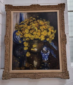 Beautifully Framed Floral painting | Antique & Vintage | Moonee Ponds Antiques | Australia Wide Delivery