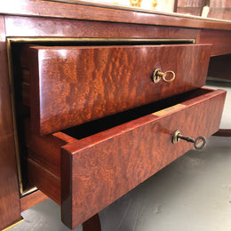 An Impressive French Deco Empire Mahogany Desk