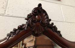 Lovely French Mahogany Wall Mirror | Antique & Vintage | Moonee Ponds Antiques | Australia Wide Delivery