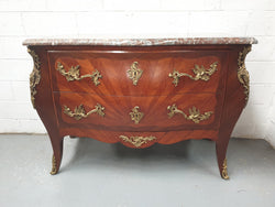 19th Century French Louis XV Style Commode With Marble Top | Antique & Vintage | Moonee Ponds Antiques | Australia Wide Delivery