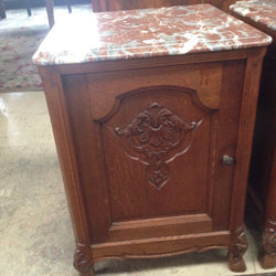 Pair French Marble Top Bedside | Antique & Vintage | Moonee Ponds Antiques | Australia Wide Delivery