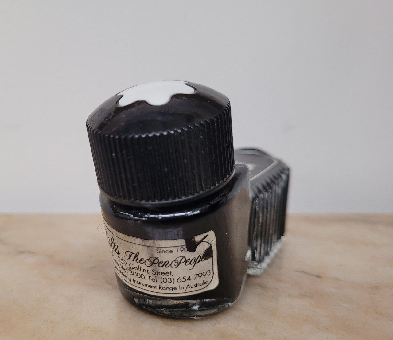 Authentic MONT BLANC Quality Glass Bottled Fountain Pen Ink | Antique & Vintage | Moonee Ponds Antiques | Australia Wide Delivery