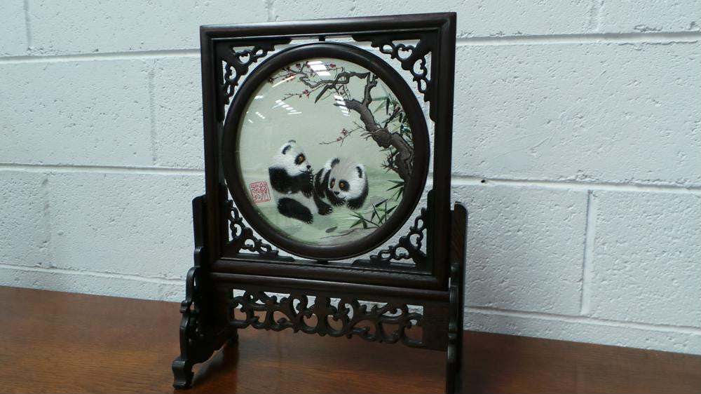 Chinese Hand Painted Silk | Antique & Vintage | Moonee Ponds Antiques | Australia Wide Delivery
