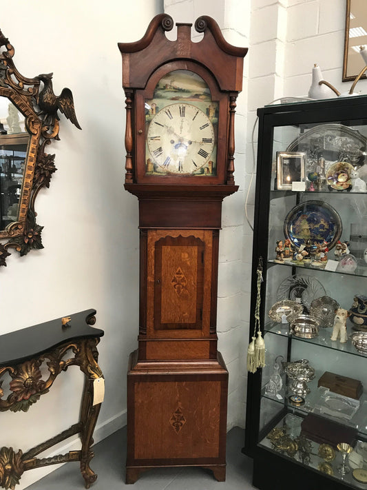 Superb Late Georgian Grandfather Clock