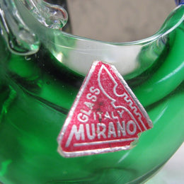 Pair of Murano Glass Roosters