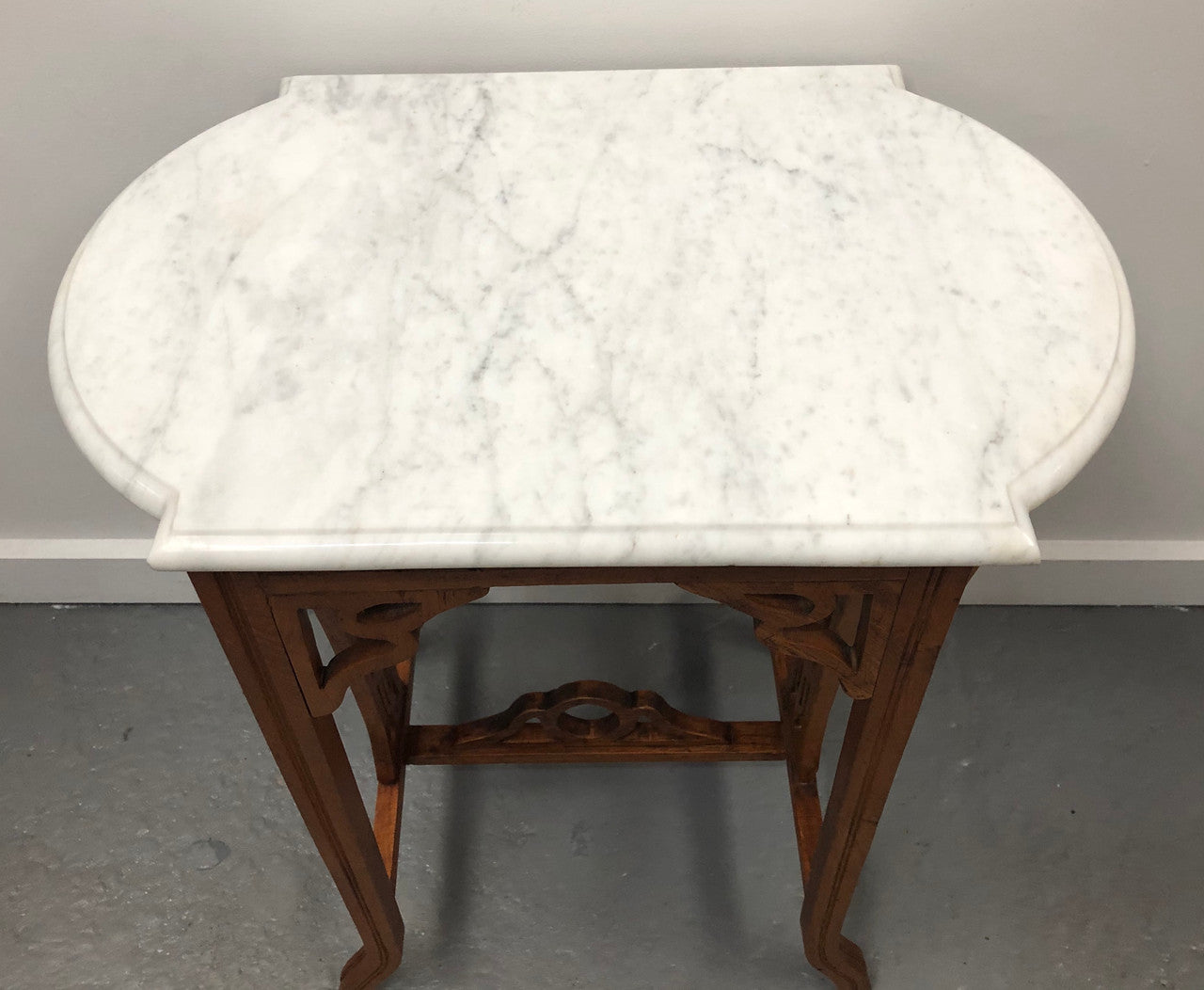 Arts and Crafts Carved Occasional Table