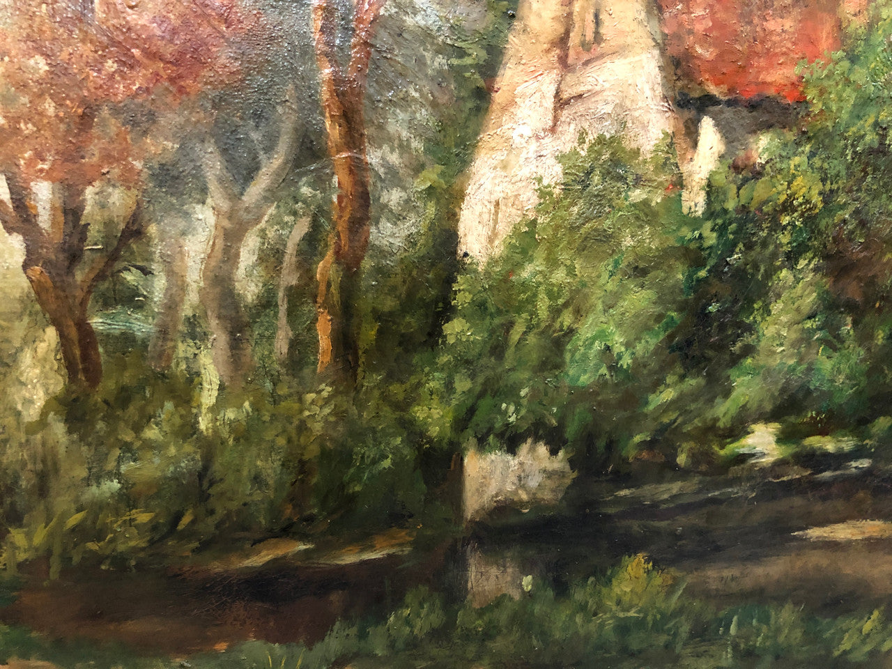 Beautiful French Impressionist Oil On Canvas | Antique & Vintage | Moonee Ponds Antiques | Australia Wide Delivery
