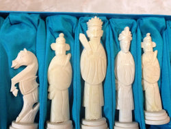Old Chinese Ox Bone Chess Set | Antique & Vintage | Moonee Ponds Antiques | Australia Wide Delivery