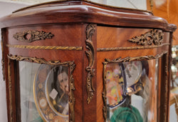 Stunning French Louis XV Style Walnut & Ormolu Vitrine | Antique & Vintage | Moonee Ponds Antiques | Australia Wide Delivery