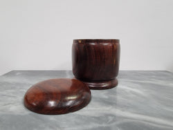 Cedar Polished Covered Box | Antique & Vintage | Moonee Ponds Antiques | Australia Wide Delivery