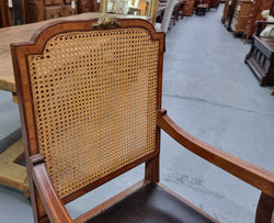 Imposing French Louis XV Style Inlaid Desk Chair with Ormolu Mounts | Antique & Vintage | Moonee Ponds Antiques | Australia Wide Delivery