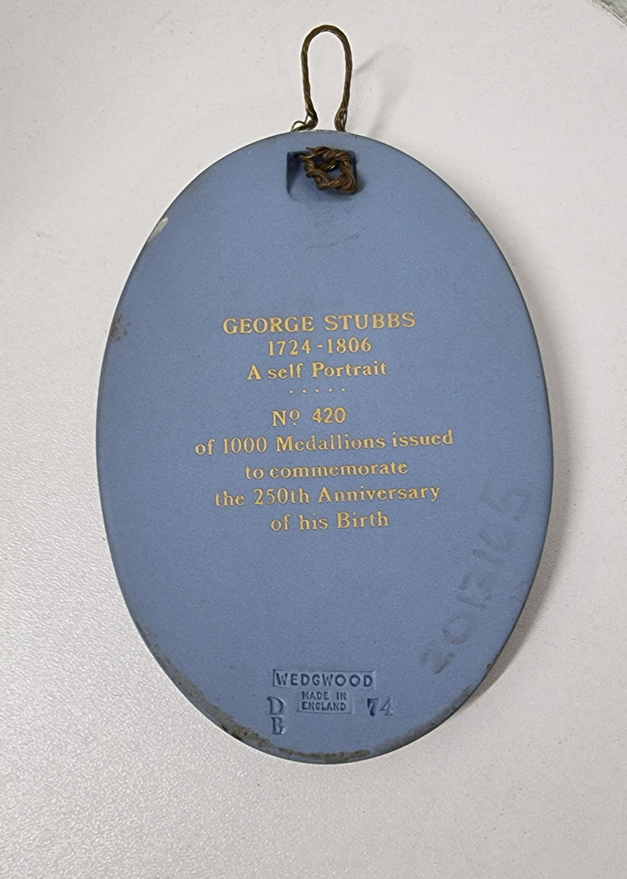 Wedgwood Cameo of George Stubbs | Antique & Vintage | Moonee Ponds Antiques | Australia Wide Delivery