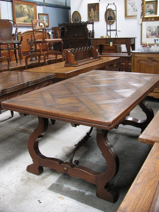 Lovely French Oak Extension Table