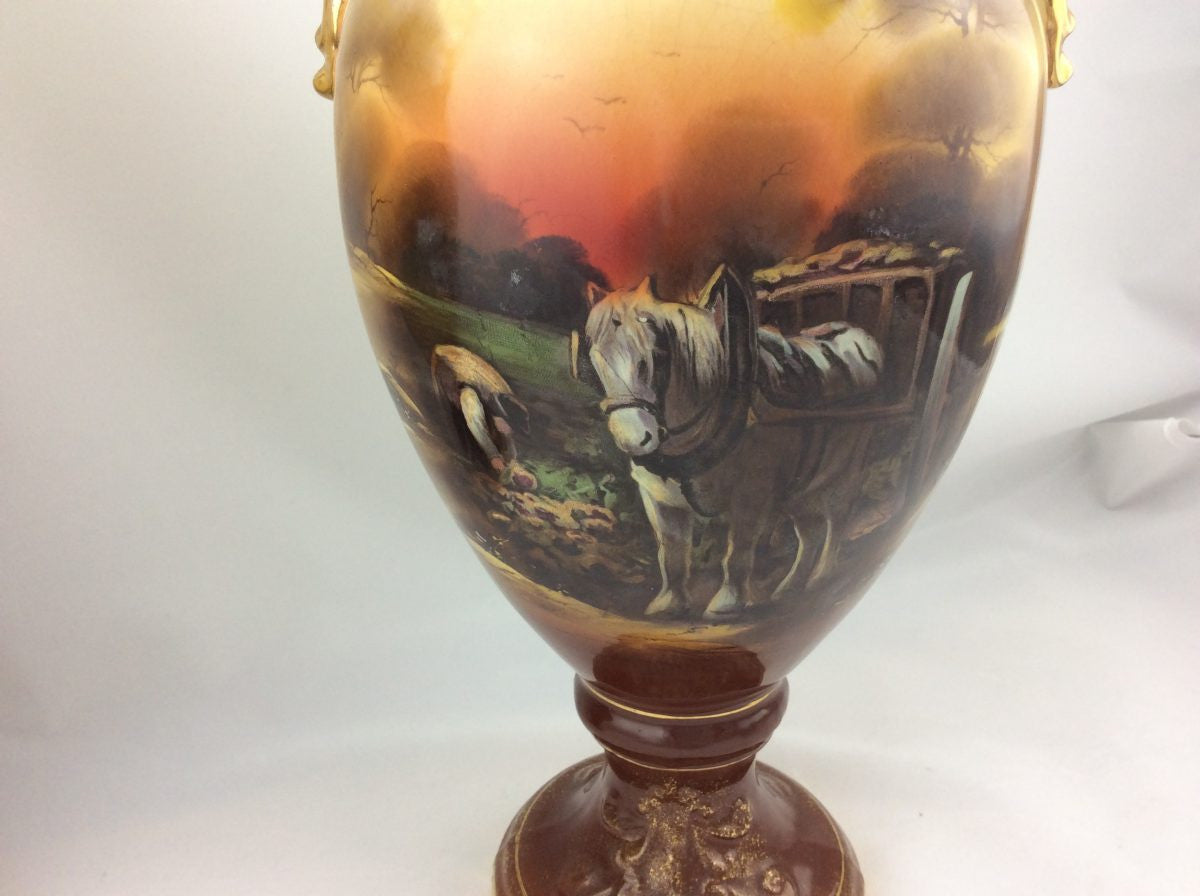 Pair Late Victorian English Vases | Antique & Vintage | Moonee Ponds Antiques | Australia Wide Delivery