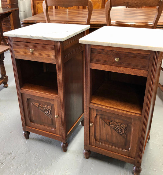 Lovely pair of french bedsides