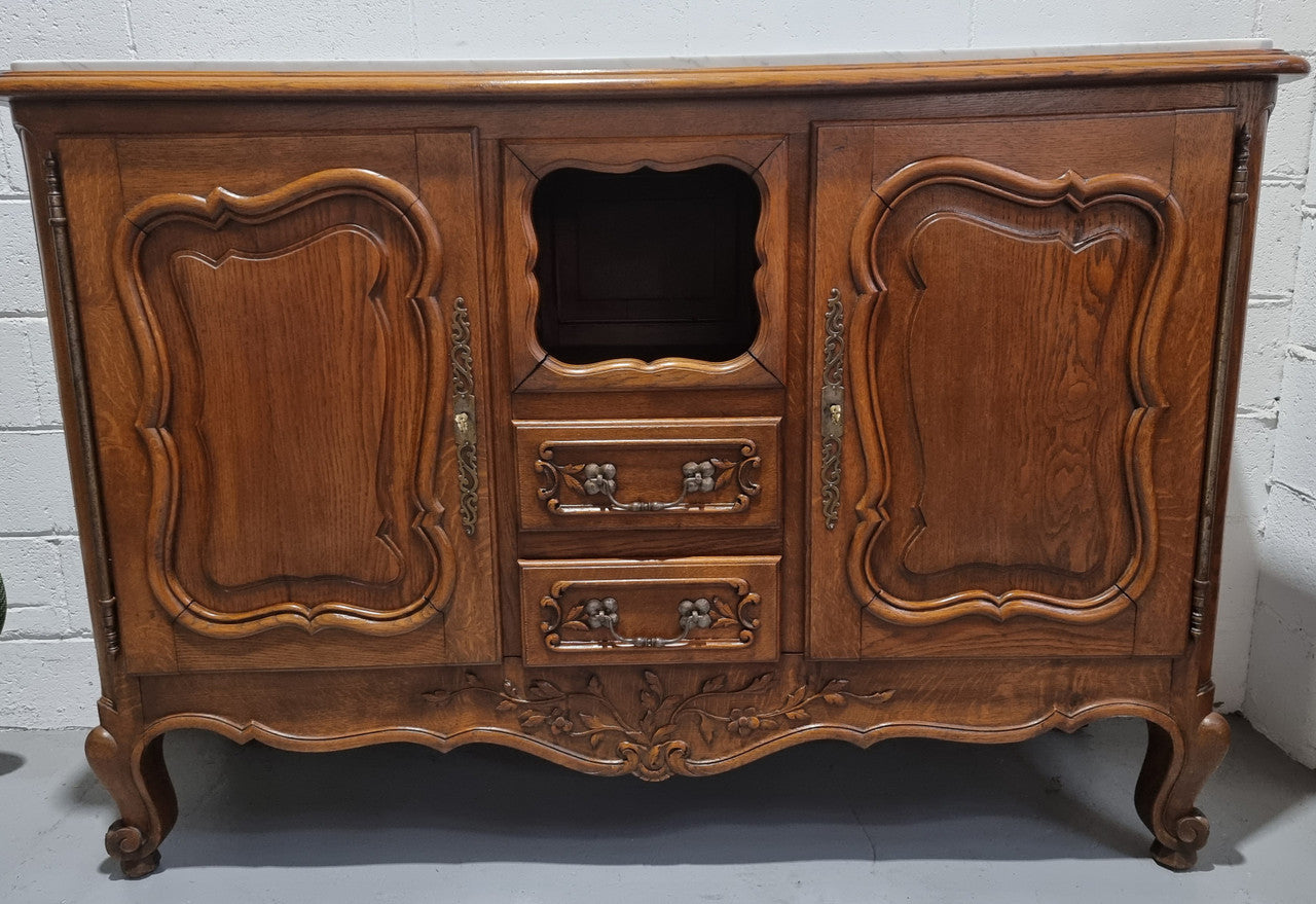 French Oak Louis XV Style Beautifully Carved Sideboard | Antique & Vintage | Moonee Ponds Antiques | Australia Wide Delivery