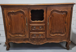 French Oak Louis XV Style Beautifully Carved Sideboard | Antique & Vintage | Moonee Ponds Antiques | Australia Wide Delivery