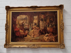 Stunning Oil on Canvas Sourced in France | Antique & Vintage | Moonee Ponds Antiques | Australia Wide Delivery