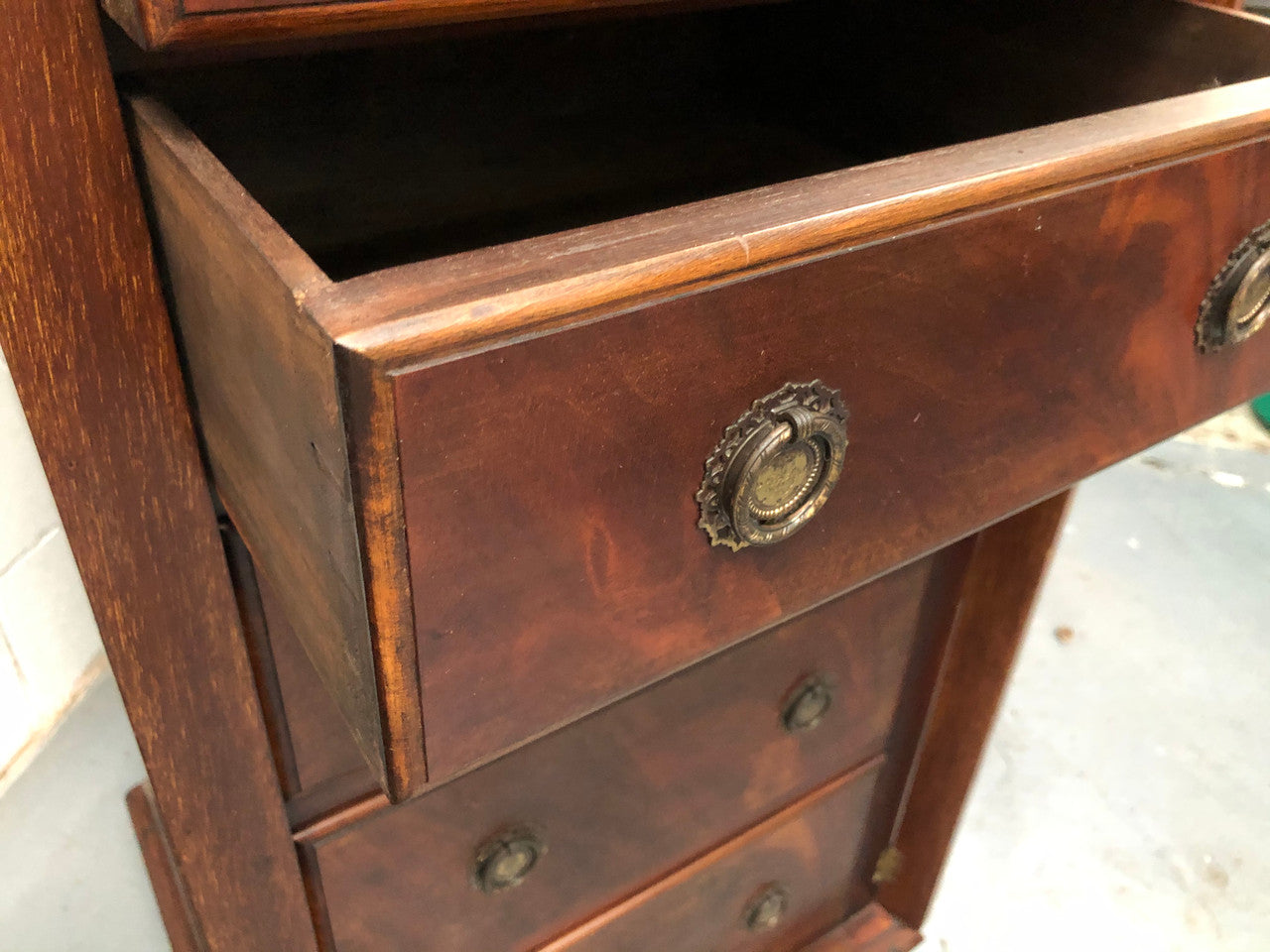 Lovely English Wellington Chest Of Drawers | Antique & Vintage | Moonee Ponds Antiques | Australia Wide Delivery