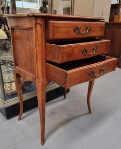 French Cherrywood Small Chest of Three Drawers | Antique & Vintage | Moonee Ponds Antiques | Australia Wide Delivery