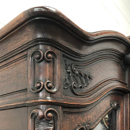 French 19th Century Louis XV Style Three Door Bookcase