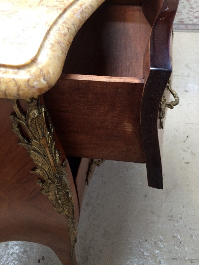 French Marquetry Marble Top Commode | Antique & Vintage | Moonee Ponds Antiques | Australia Wide Delivery