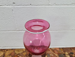 Large Vintage "Murano" Pink & White Vase | Antique & Vintage | Moonee Ponds Antiques | Australia Wide Delivery