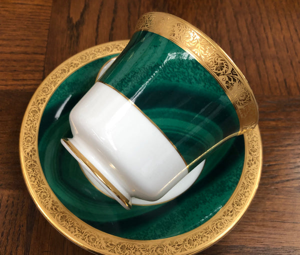 Vintage Sosume Emperor Green Dinner Set