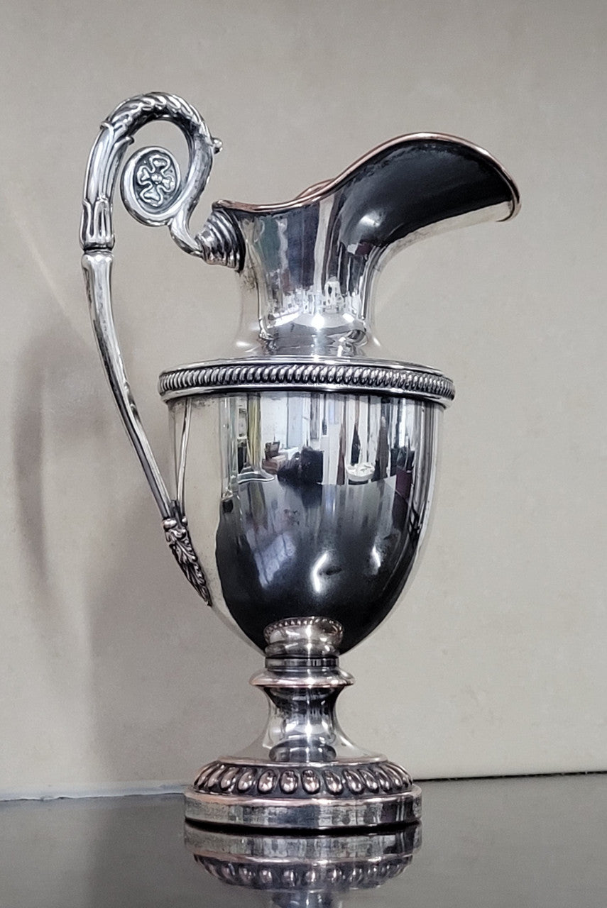 Rare “Charles Balaine of Paris France” Silver Plate Water Jug