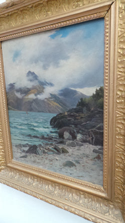 Beautiful Framed Oil On Board Landscape | Antique & Vintage | Moonee Ponds Antiques | Australia Wide Delivery