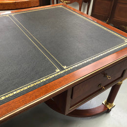 An Impressive French Deco Empire Mahogany Desk