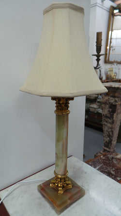French Onyx Gilt Bronze Table Lamp | Antique & Vintage | Moonee Ponds Antiques | Australia Wide Delivery
