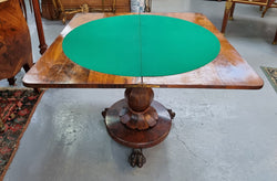 Fabulous Early Victorian Swivel Card Table | Antique & Vintage | Moonee Ponds Antiques | Australia Wide Delivery
