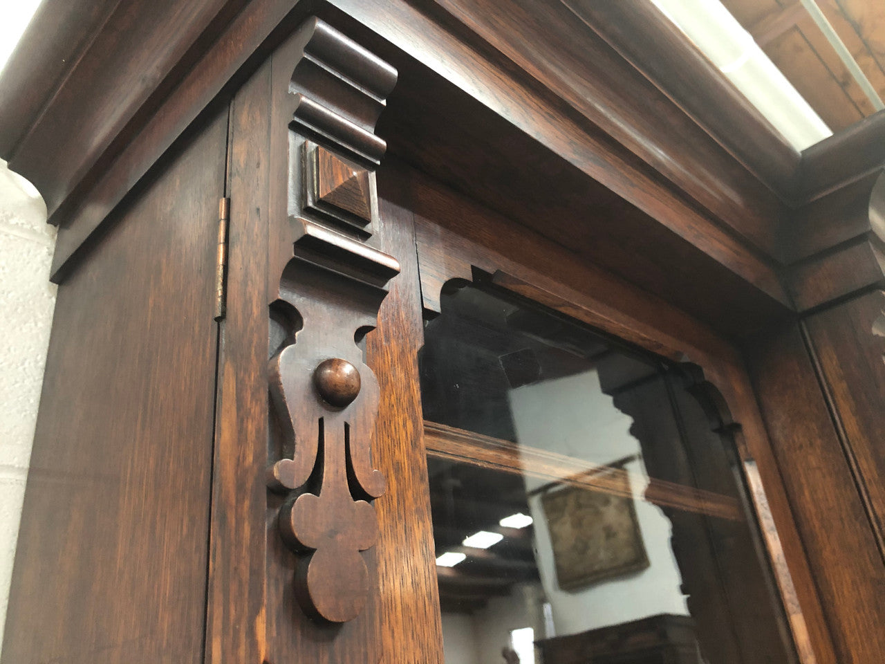 Amazing Six Door Oak English Bookcase | Antique & Vintage | Moonee Ponds Antiques | Australia Wide Delivery