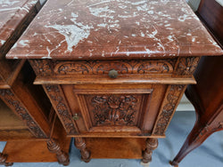 Fabulous Pair of Antique Gothic Style Bedside Cabinets | Antique & Vintage | Moonee Ponds Antiques | Australia Wide Delivery
