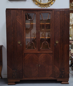 Stylish French Art Deco Oak Bookcase | Antique & Vintage | Moonee Ponds Antiques | Australia Wide Delivery